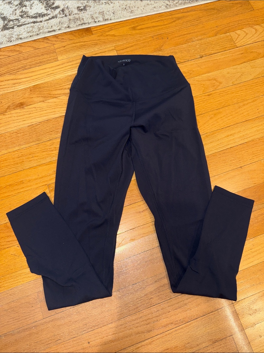 Quince Blue High-Rise Leggings